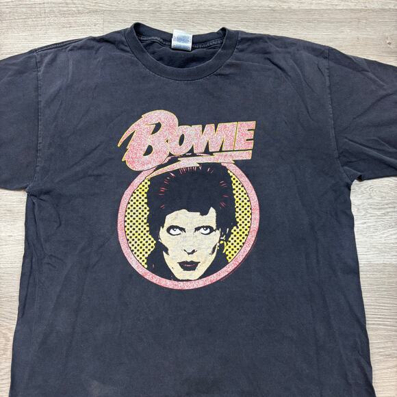 Vintage 2006 David Bowie T Shirt Men's Large Goth - Picture 2 of 10